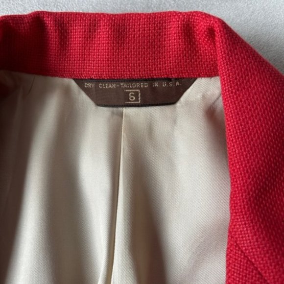 Ladies red blazer - Picture 3 of 3